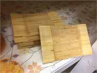 Dz. 2 Tone Bamboo Serving Plates