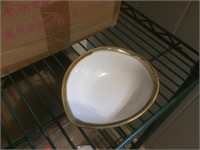 Dz. New 6" x 5" Off-Set Soup Bowl