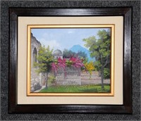 Framed Art on Canvas "Guatamala" by Francisco Miza
