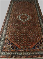 LARGE HAMADAN AREA RUG 10' X 5'2"