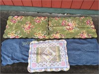 5 quilted pillow shams