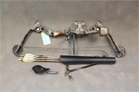 LEFT HANDED MATHEWS SOLO CAM BOW , SIGHTS, QUIVER,