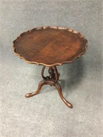 Pie Crust Top Parlor Table