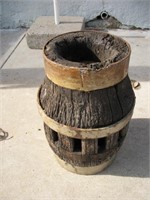 Wooden wagon wheel hub