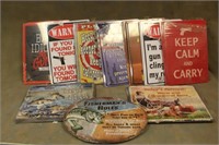(31) ASSORTED METAL NOVELTY 11"x17" SIGNS