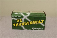 FULL BOX OF (500) REMINGTON .22LR THUNDERBOLT