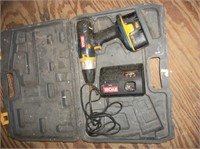 Ryobi Drill and batterhy and case