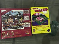 Silhoulette jigsaw puzzle & rollup puzzle tube