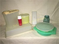 Vintage Tupperware - cake carrier and more