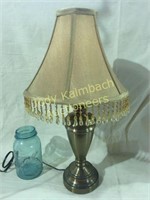 Burnished Brass table lamp