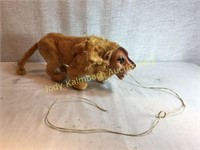 Vintage Metal Toy Lion