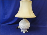 Vintage Dual Light Glass Aladdin Electric Lamp