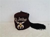 Maroon Vintage Decorated Shriner Hat