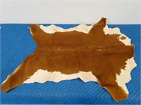 Calf Hide,  Brown & White