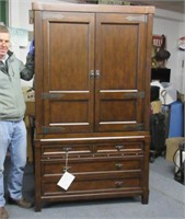 large ashley 2pc armoire - beautiful