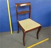 old tell city mahogany chair
