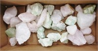"Rock On" Lot of Pink & Green Mineral Rocks