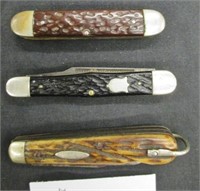 3 Vintage Pocket Knives Lot #4