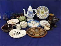 China, Pottery & Glassware Selection - 22 Pcs.