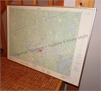 Framed Map  /  Huntsville