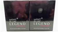 2- 2 Bottles Mont Blanc Legend Intense Cologne