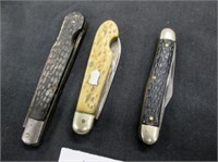 3 Vintage Pocket Knives Lot #2
