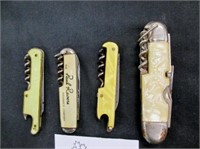 4 Vintage Pocket Knives Lot #3