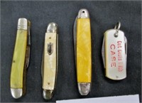 4 Vintage Pocket Knives Lot #2