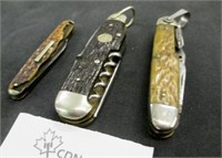 3 Vintage Pocket Knives Lot #1