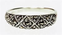 Sterling Silver Marcasite Ring