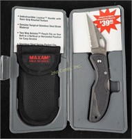 Maxam Pro Series Stainless Locking Knife W Case