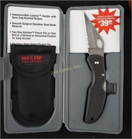 Maxam Pro Series Stainless Locking Knife W Case
