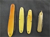 4 Vintage Pocket Knives Lot #1