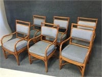 Padded Rattan Style Patio Chairs