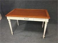 Wood Desk/Entry Way Piece with Single Drawer