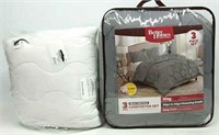 King 3pc. Comforter Set & Fitted Mattress Pad