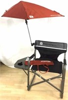 Colman Folding Camp Chair w/ Attachable Umbrella
