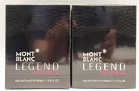 2 Bottles Mont Blanc Legend Intense Cologne