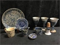 Blue Vermont Pottery
