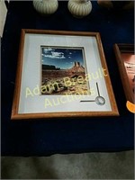 Desert framed print w/ Stone Arrowhead