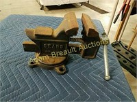 Sears 4 inch bench vise, made in USA
