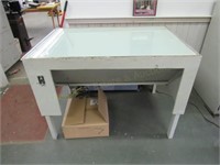 Lighted Drafting Table, 53" x 36" x 38"