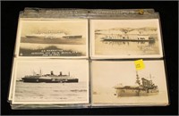Lot, ship postcards, 15 cards