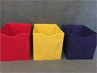 3 Fabric Storage Bins