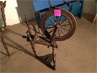Antique 19" Spinning Wheel