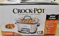 New Crock Pot 6 Quart 5-in-1 Slow Cooker