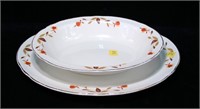 Lot, Hall Autumn Leaf pattern 13 1/2" platter and
