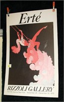 38" x 24" Erte' Rizzoli Gallery poster, "The