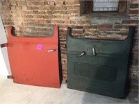 (2) Vintage 1940's Truck Doors