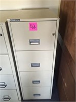 Schwab Fireproof Filing Cabinet w/key